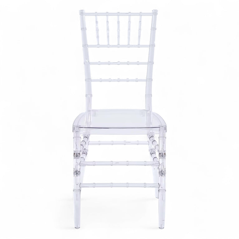 Clear Resin Chiavari Chairs 4-Pack