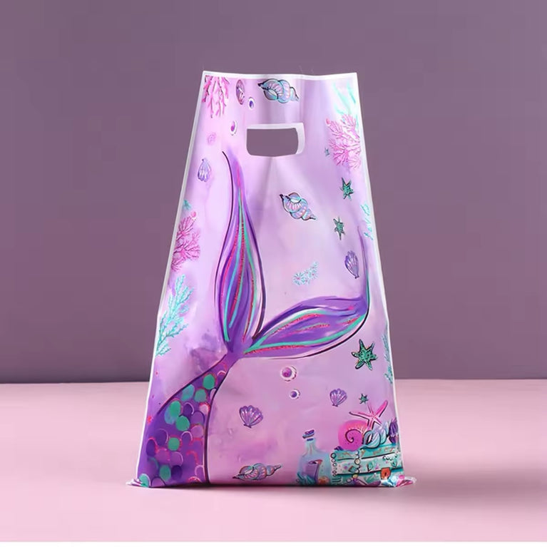 Mermaid Party Favors For Kids - Birthday Goodie Bags 10-Pack