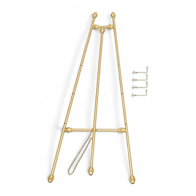 Gold Easel Stand - Ovis Metal Welcome Sign Board Display