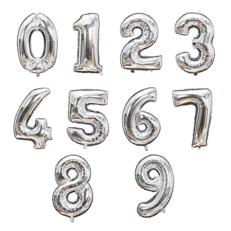 40" Large Foil Birthday Party Balloon Numbers