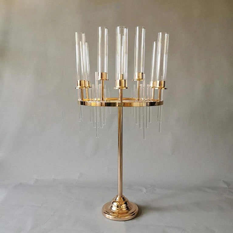 9-Arm Candle Holder Wedding Dining Table Centerpiece