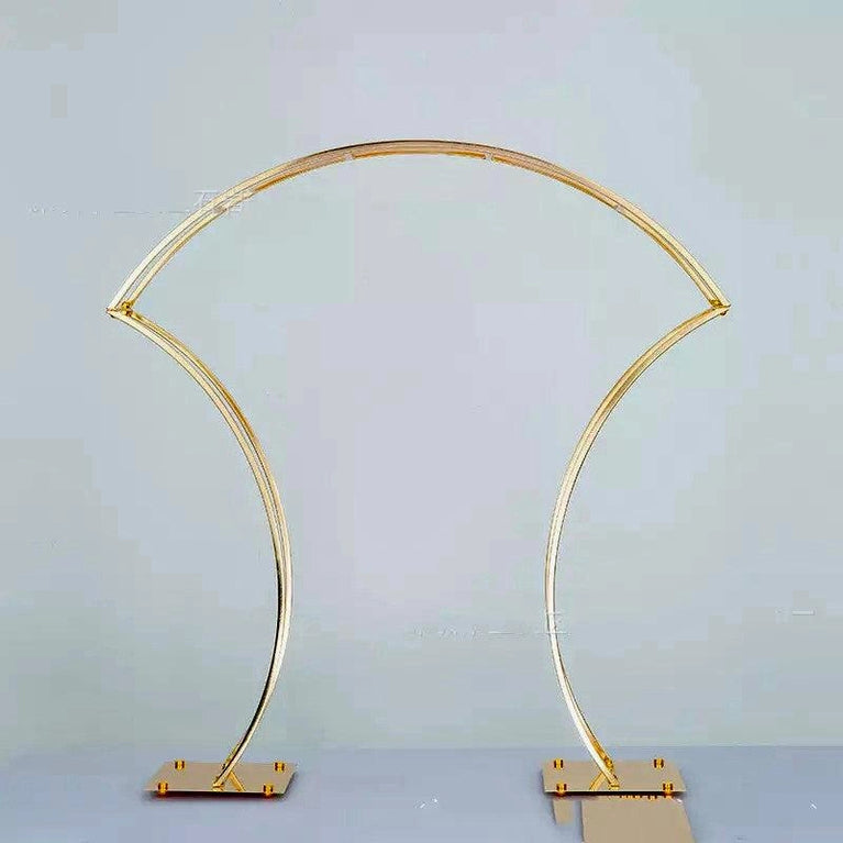 Arched Gold Wedding Table Centerpieces 4-Pack