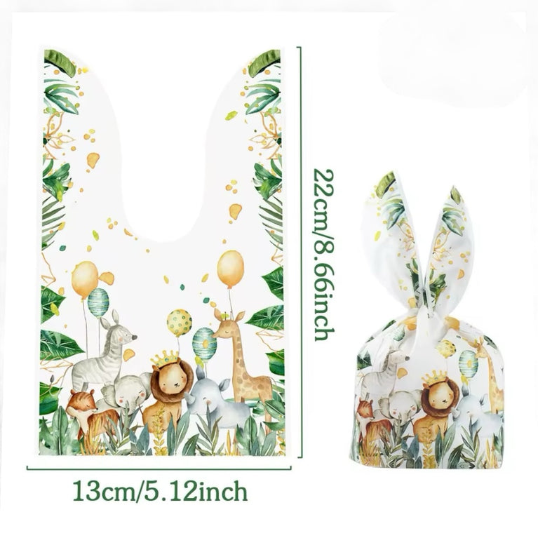 Jungle themed goodie bags