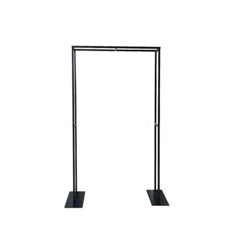 Black Square Wedding Arch Backdrop Decor Stand
