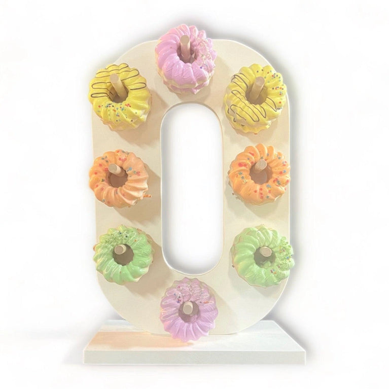 Donut Wall Personalized Mother's Birthday Party Dessert Stand
