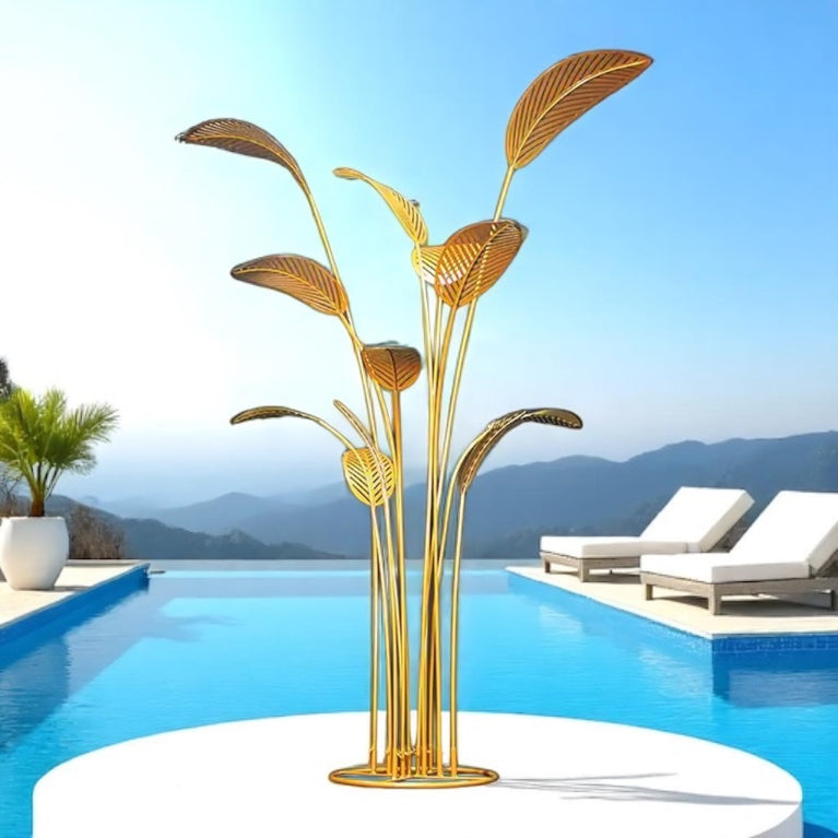 Metal Palm Tree Stand - Decorative Palmetto Backdrop Props