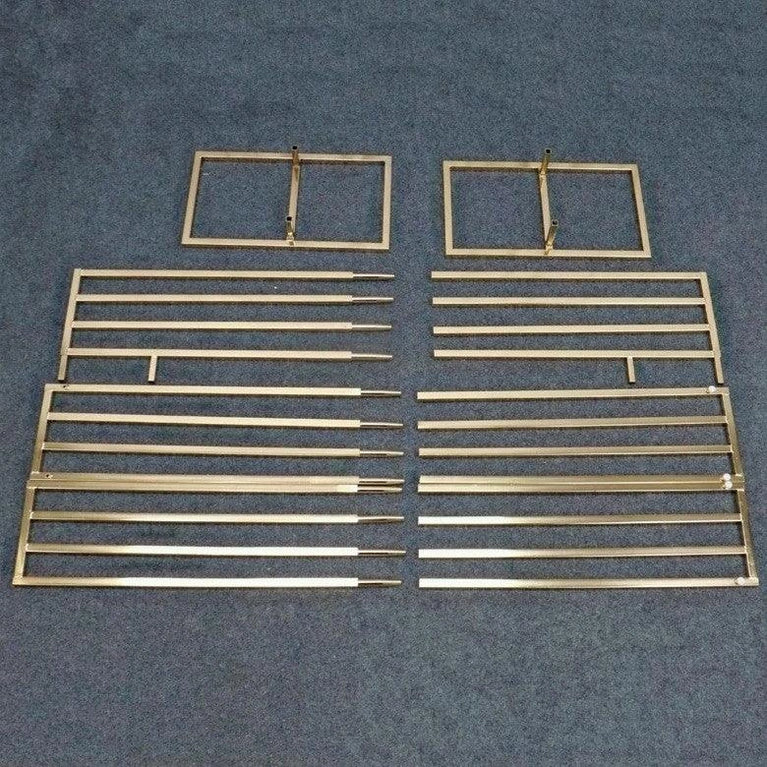 Shiny Gold Wedding Arch Square Backdrop