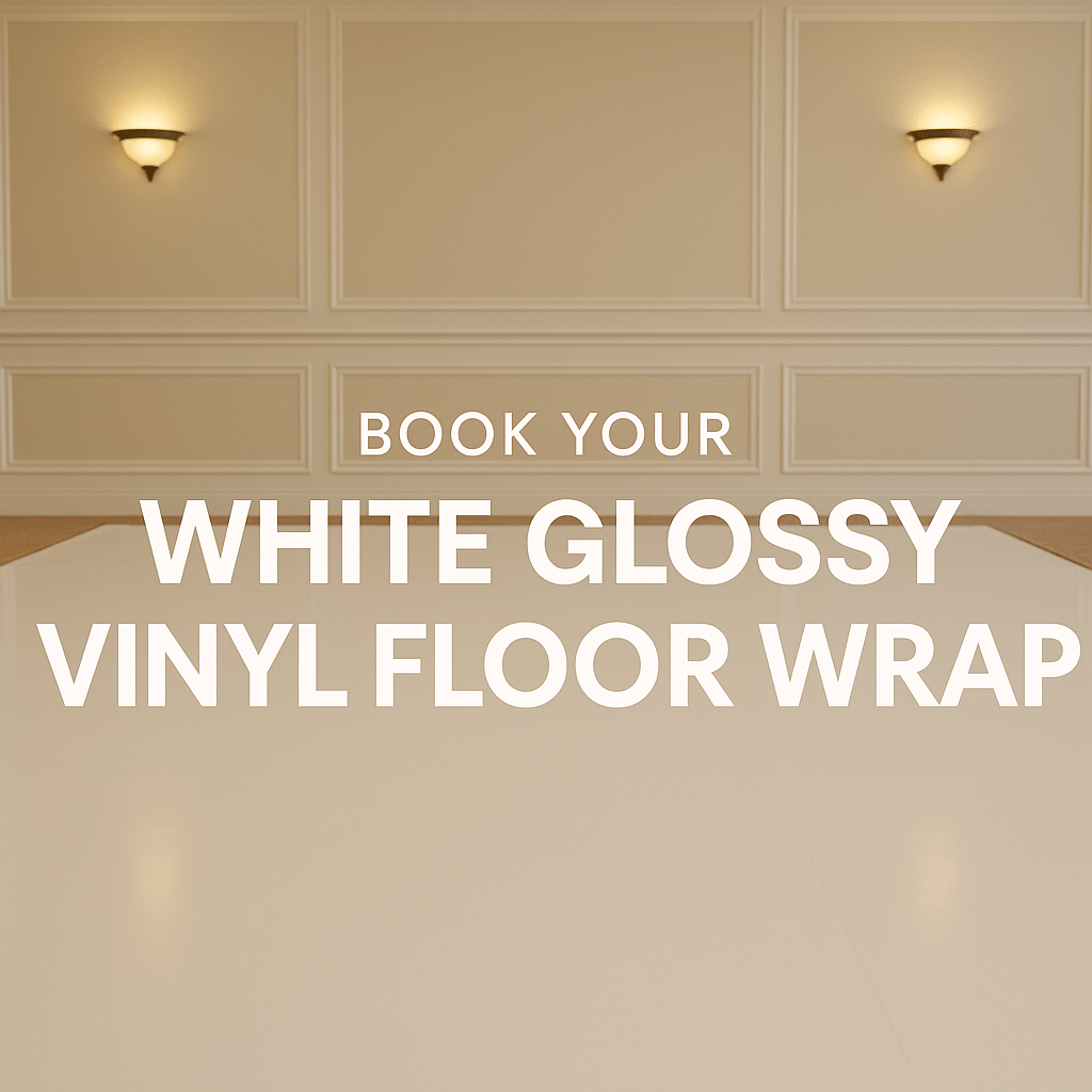 Wedding Dance Rental & Vinyl Floor Wrapping Service