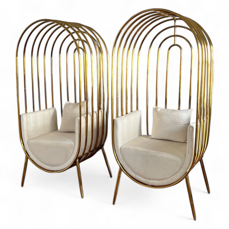 ZYRA Throne Chair Rental - Hire King & Queen Wedding Chairs