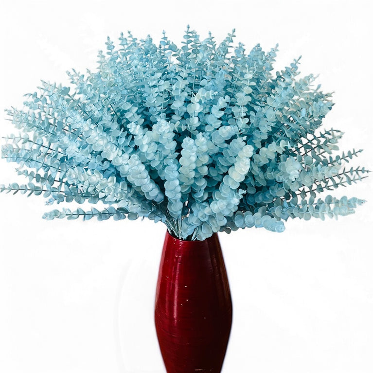 Fake Eucalyptus Stems - Artificial Greenery Leaves For Decor