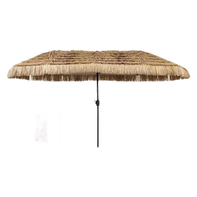 12.3ft Thatch Tiki Outdoor Umbrella for Rent