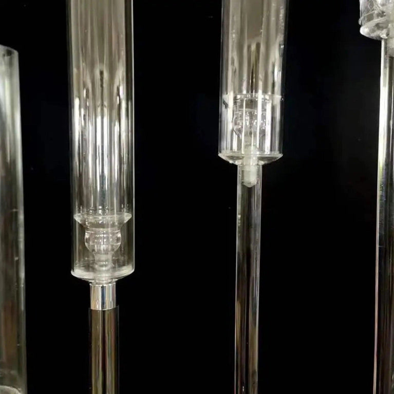 10-Arm Neat Acrylic 50" Tall Wedding Candelabra Centerpiece