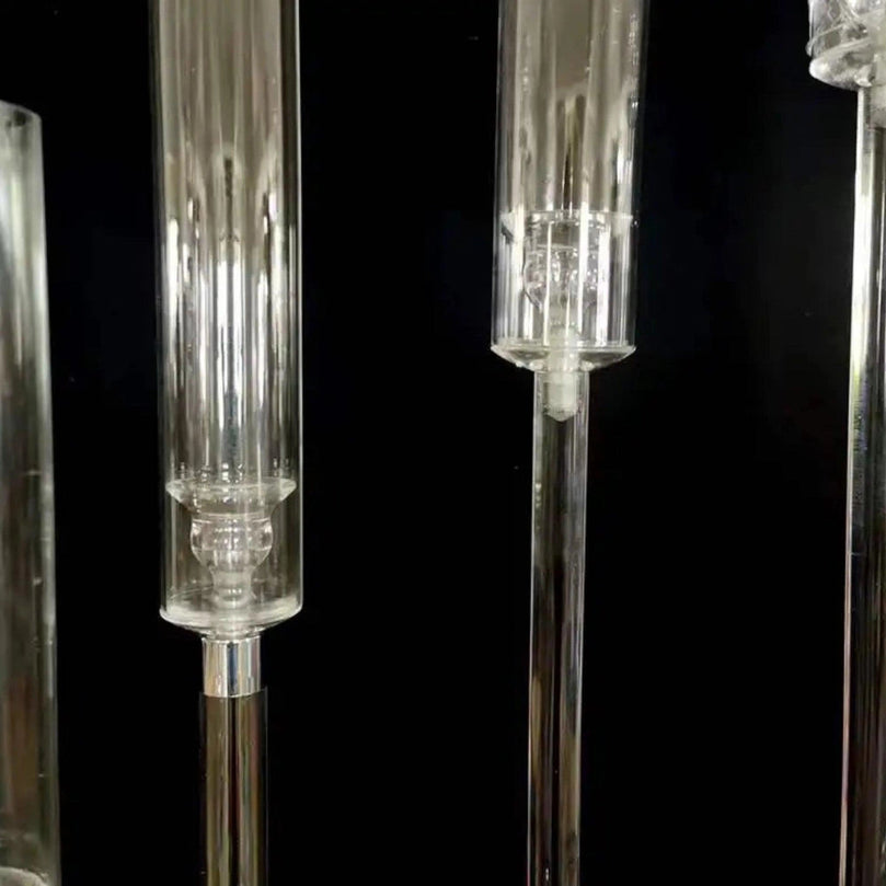 10-Arm Neat Acrylic 50" Tall Wedding Candelabra Centerpiece
