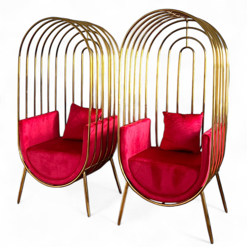 ZYRA Throne Chair Rental - Hire King & Queen Wedding Chairs