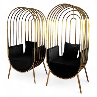 ZYRA Throne Chair Rental - Hire King & Queen Wedding Chairs