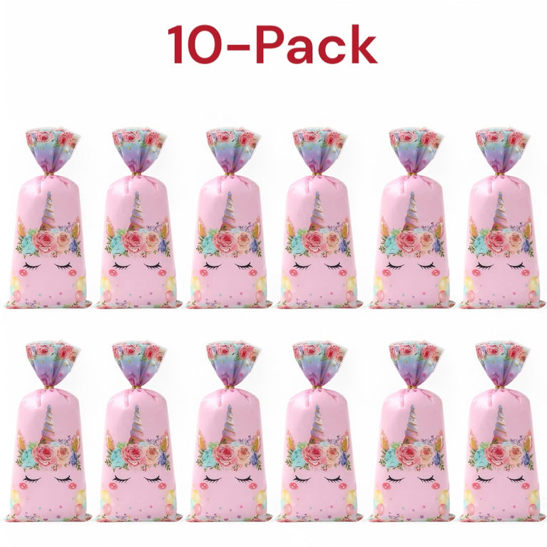 Unicorn Favor Bags 10-Pack