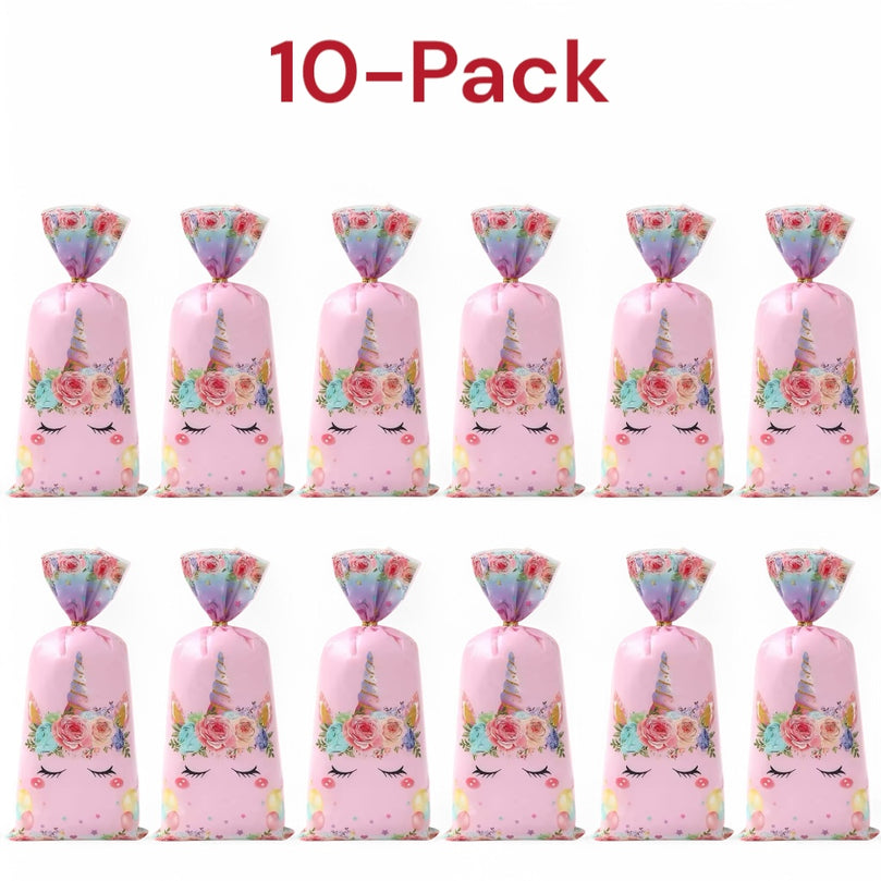 Unicorn Favor Bags 10-Pack