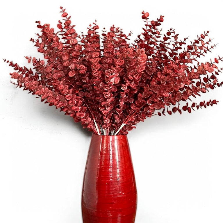 Fake Eucalyptus Stems - Artificial Greenery Leaves For Decor