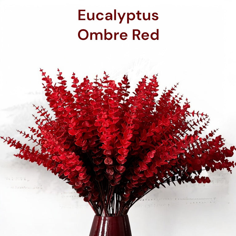 Fake Eucalyptus Stems - Artificial Greenery Leaves For Decor