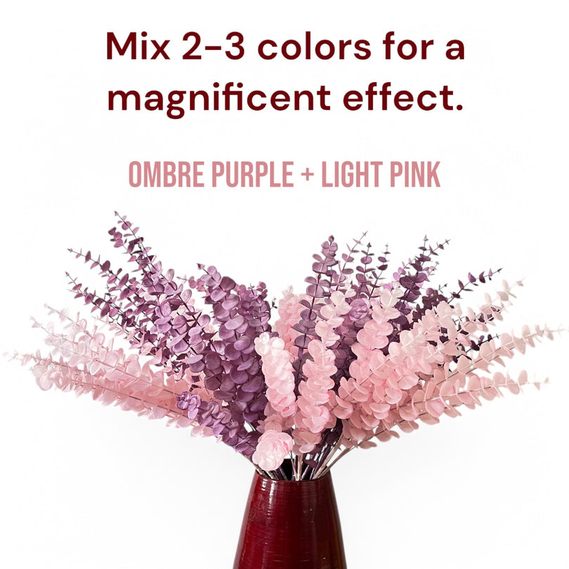 Fake Eucalyptus Stems - Artificial Greenery Leaves For Decor