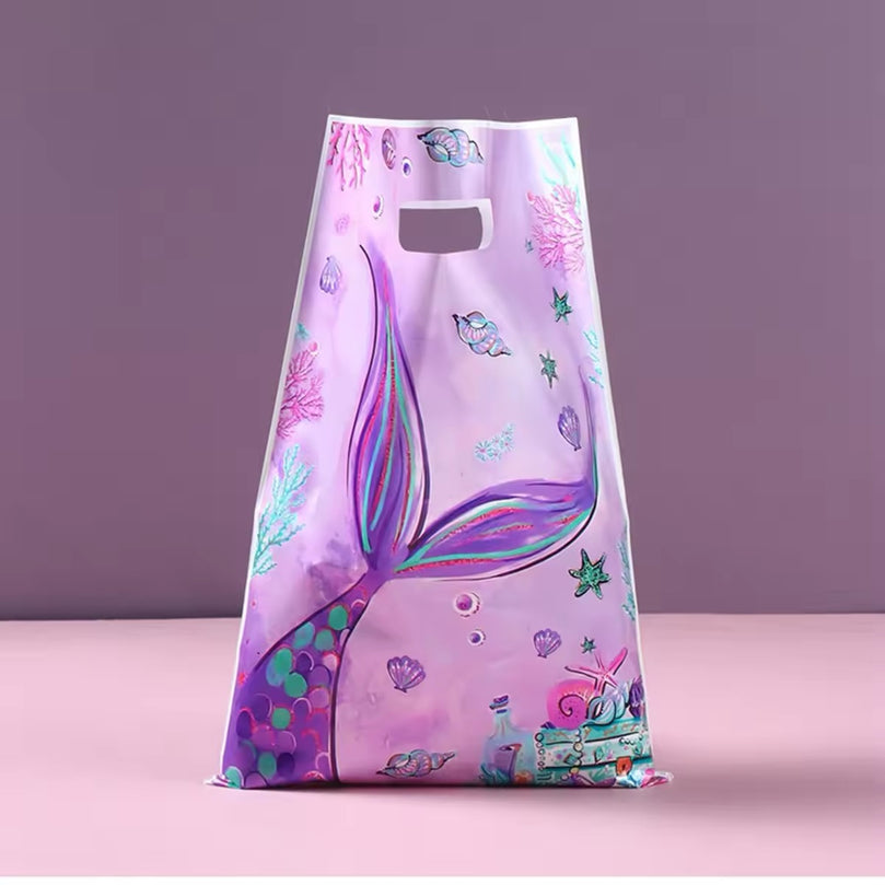 Mermaid Party Favors For Kids - Birthday Goodie Bags 10-Pack