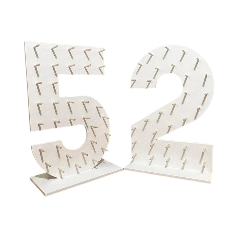 36" Custom Number Donut Wall Stands