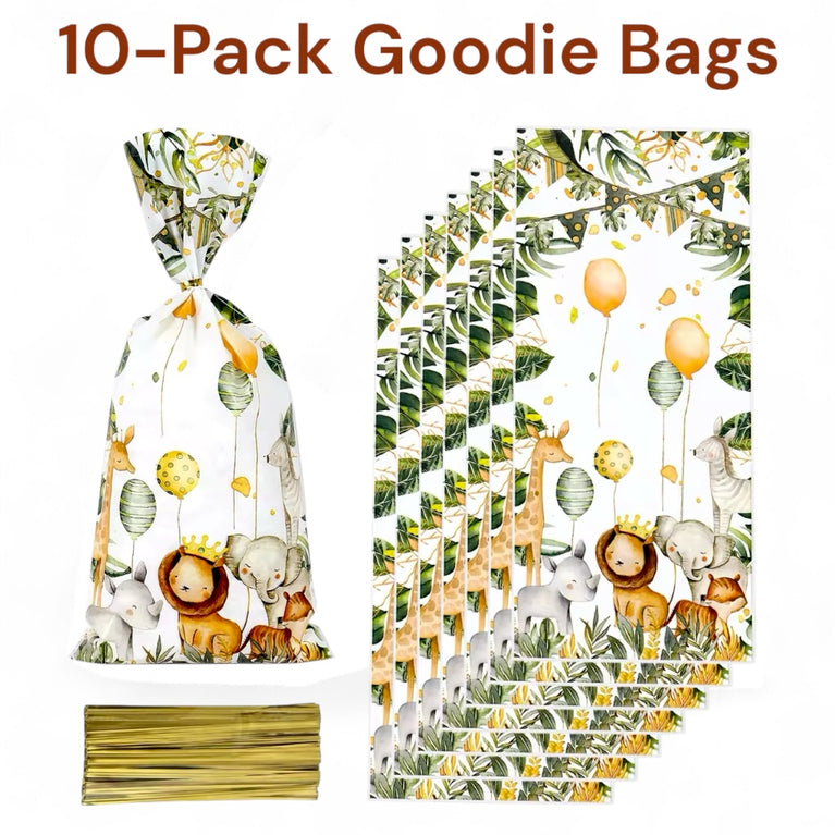 Jungle themed goodie bags