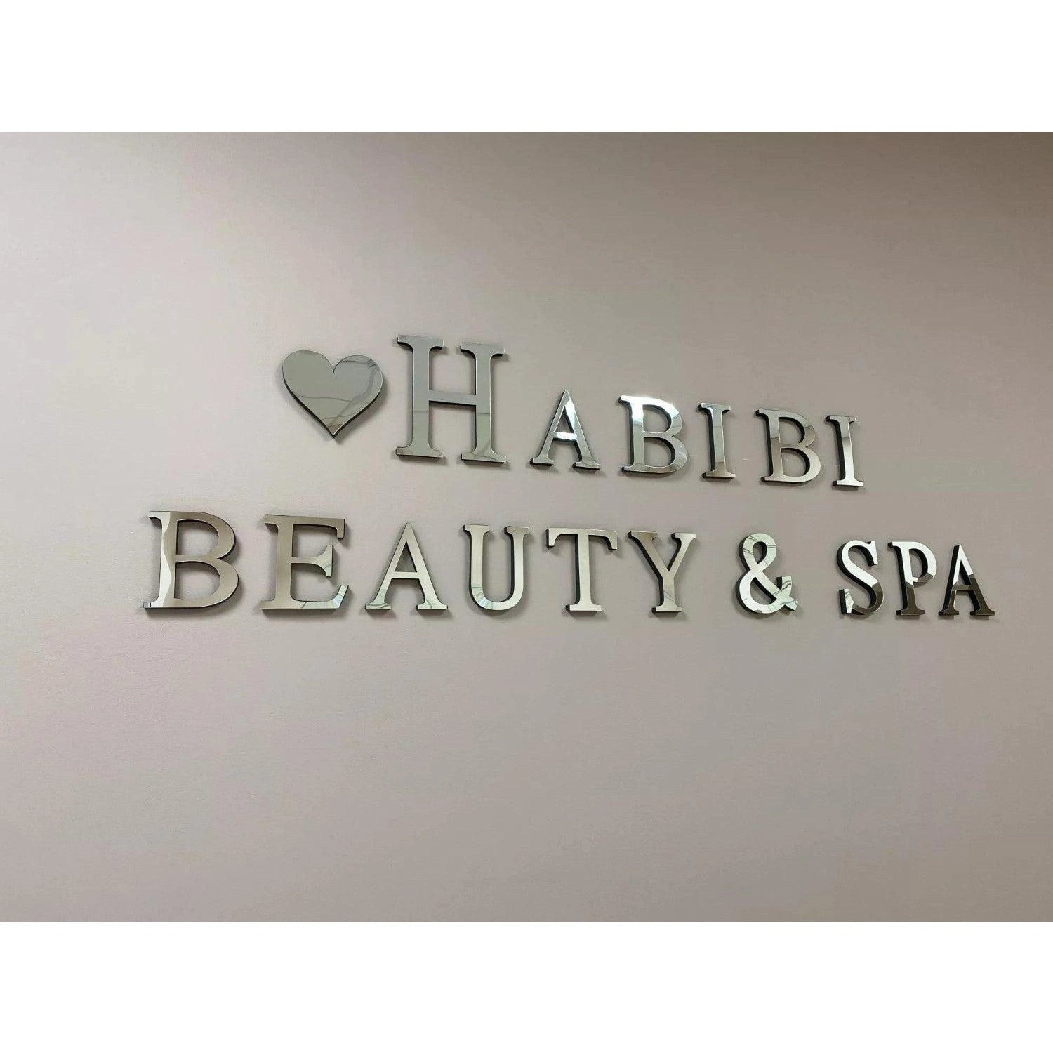 3D Acrylic Letter Wall Decor Stickers 26-Pack