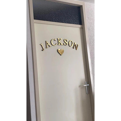3D Acrylic Letter Wall Decor Stickers 26-Pack
