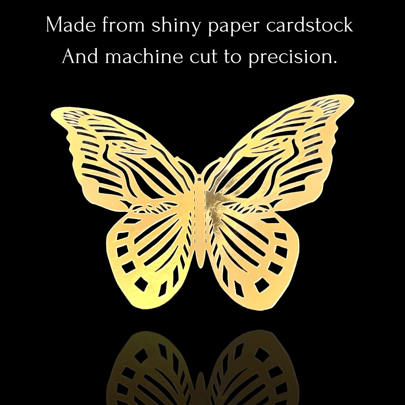 3D Butterfly Craft Wall Decor Stickers 12-Pack