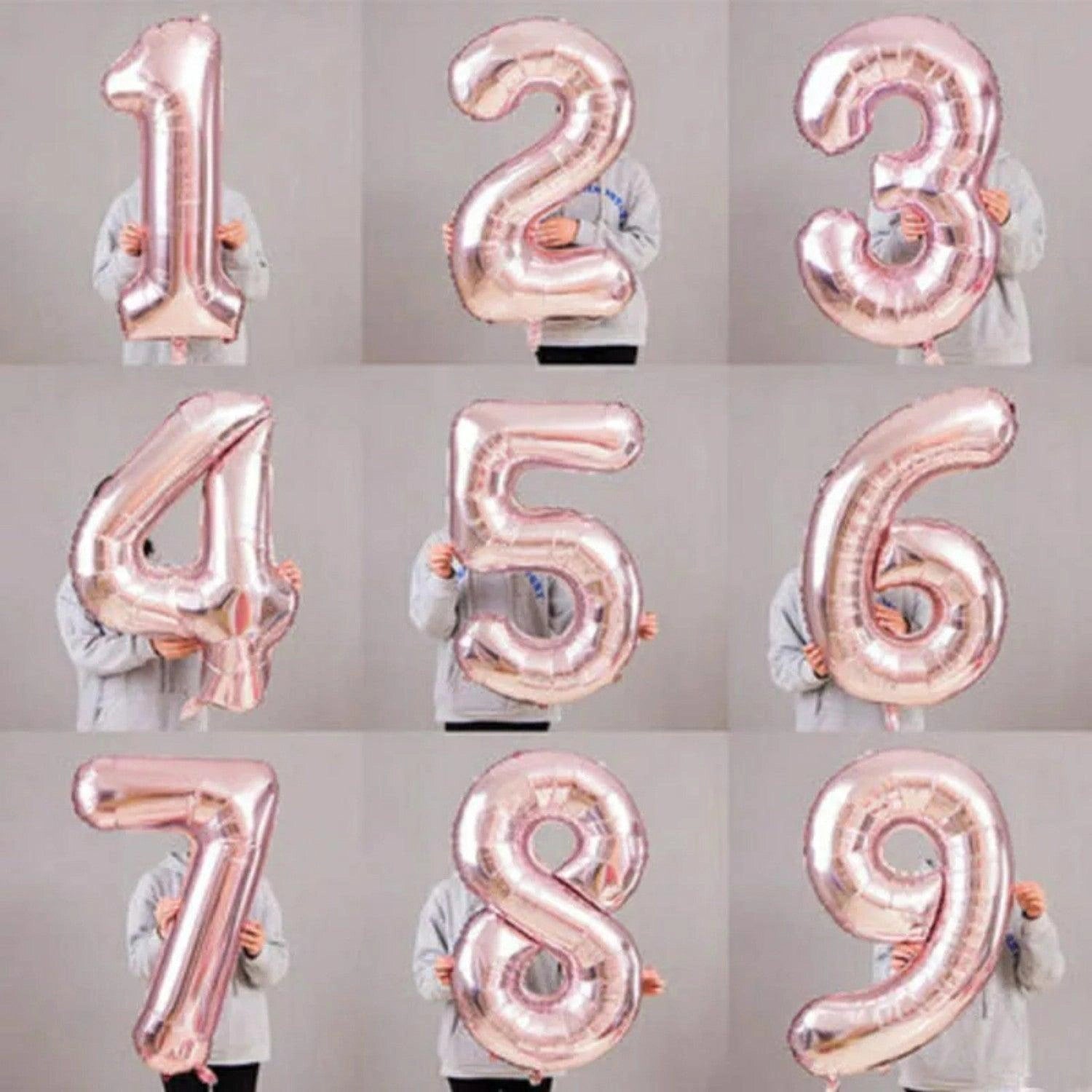 40" Large Foil Birthday Party Balloon Numbers