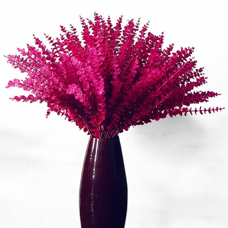 Fake Eucalyptus Stems - Artificial Greenery Leaves For Decor