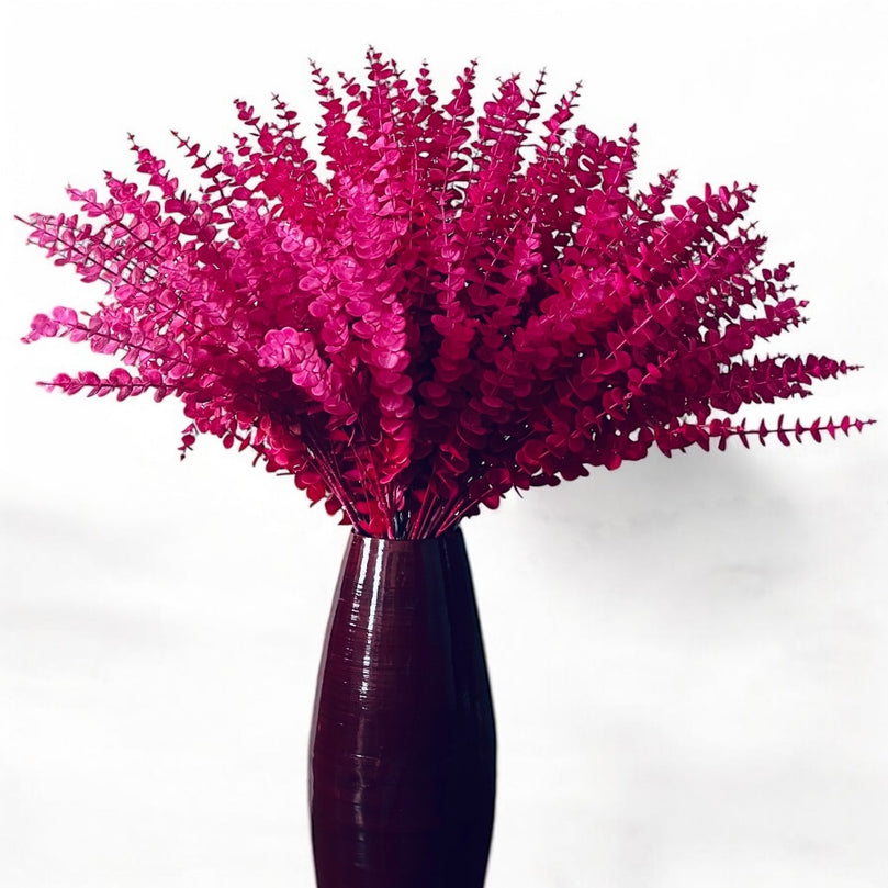 Fake Eucalyptus Stems - Artificial Greenery Leaves For Decor