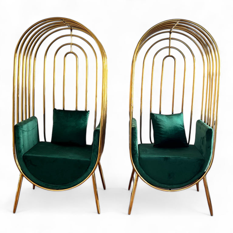 ZYRA Throne Chair Rental - Hire King & Queen Wedding Chairs