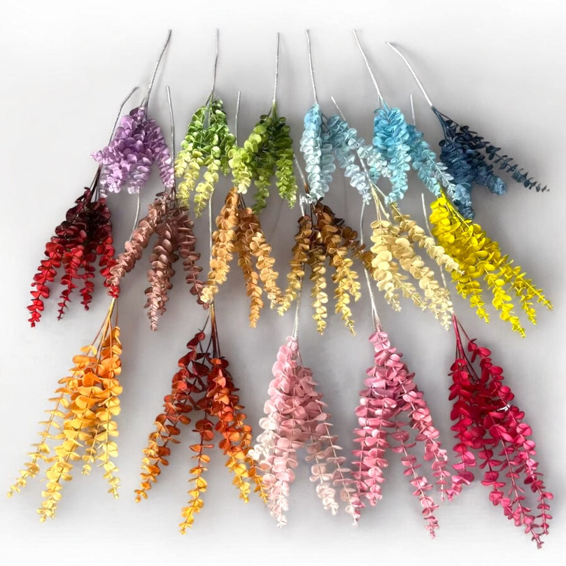 Fake Eucalyptus Stems - Artificial Greenery Leaves For Decor