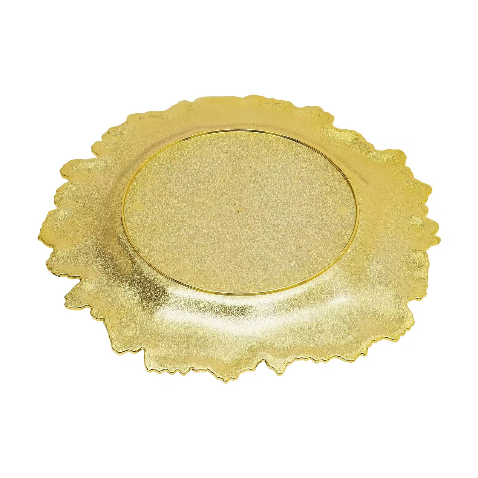 Starburst Gold Charger Plates 12.6 Inch 24-Pack