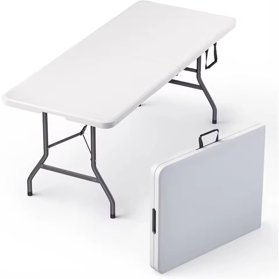 6 Feet Folding Table For Rent - White Banquet Table For Hire