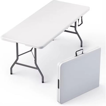 6 Feet Folding Table For Rent - White Banquet Table For Hire