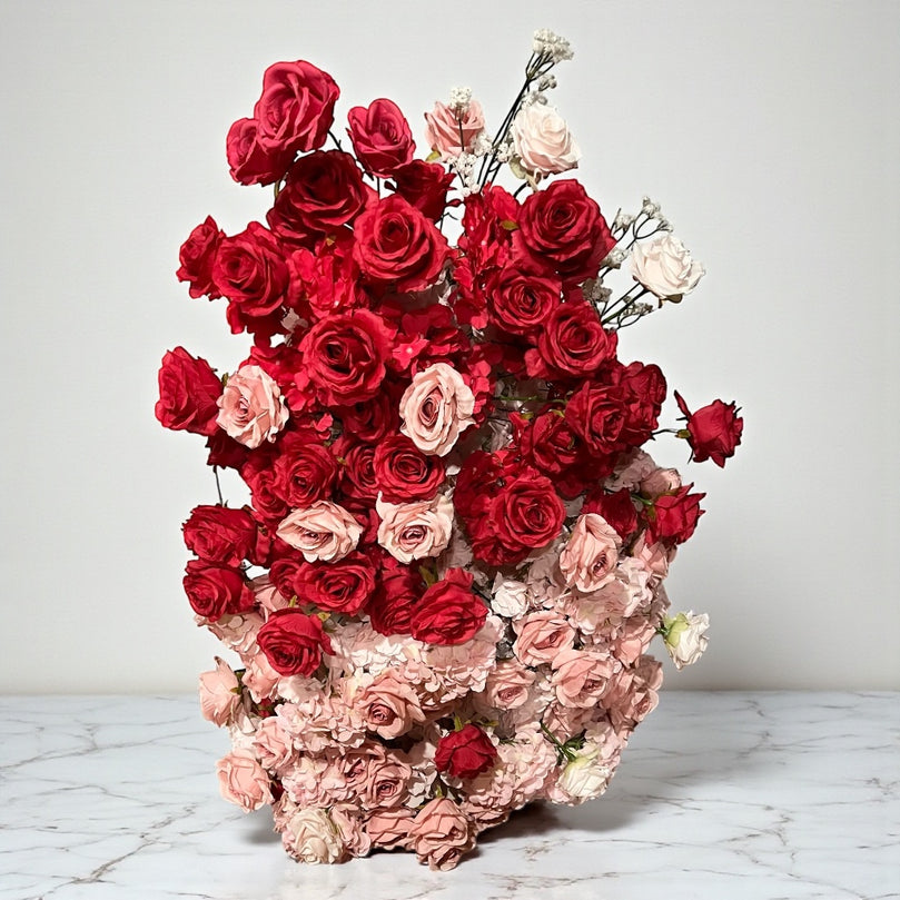 Ruby Rose Flower Arrangement For Rent | Wedding Decor in MA