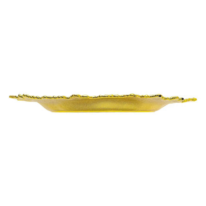 Starburst Gold Charger Plates 12.6 Inch 24-Pack