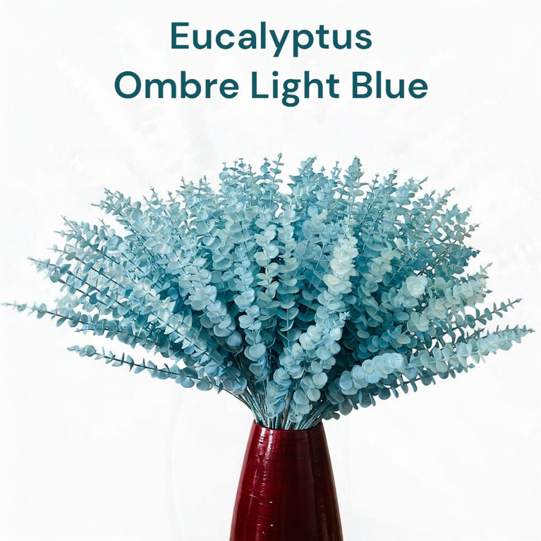 Fake Eucalyptus Stems - Artificial Greenery Leaves For Decor