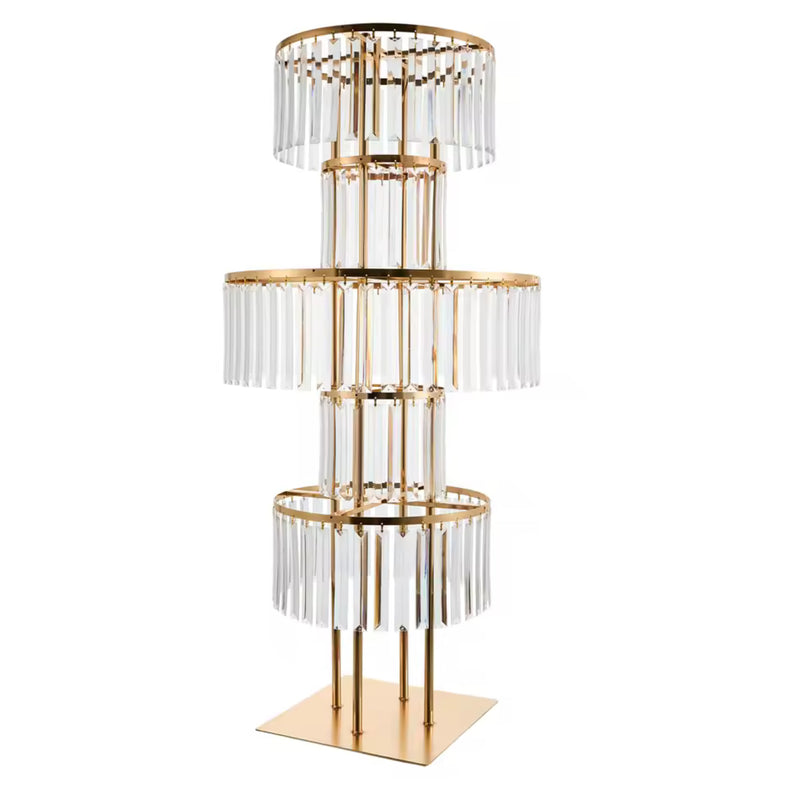 Crystal Centerpiece for Rent - 43" Tall Wedding Table Decor