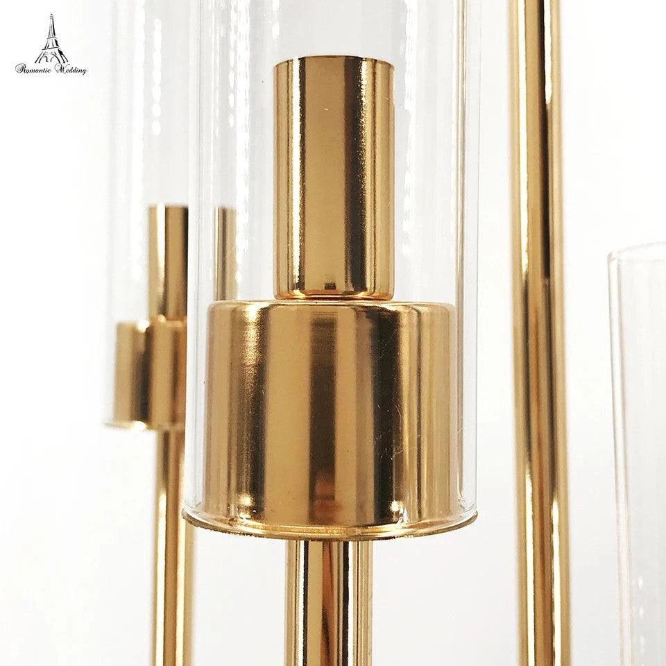 8-Arm Metal Candelabra Wedding Centerpiece