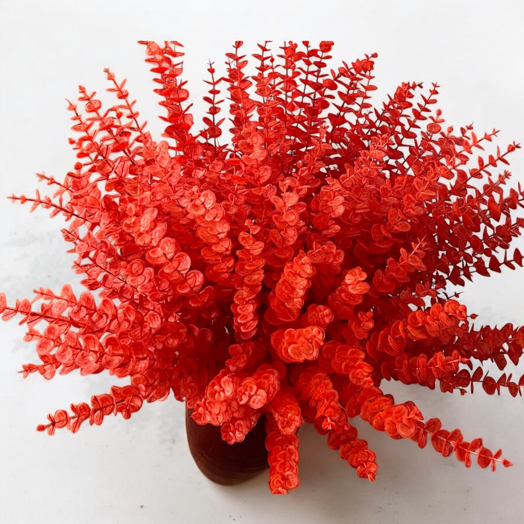 Fake Eucalyptus Stems - Artificial Greenery Leaves For Decor