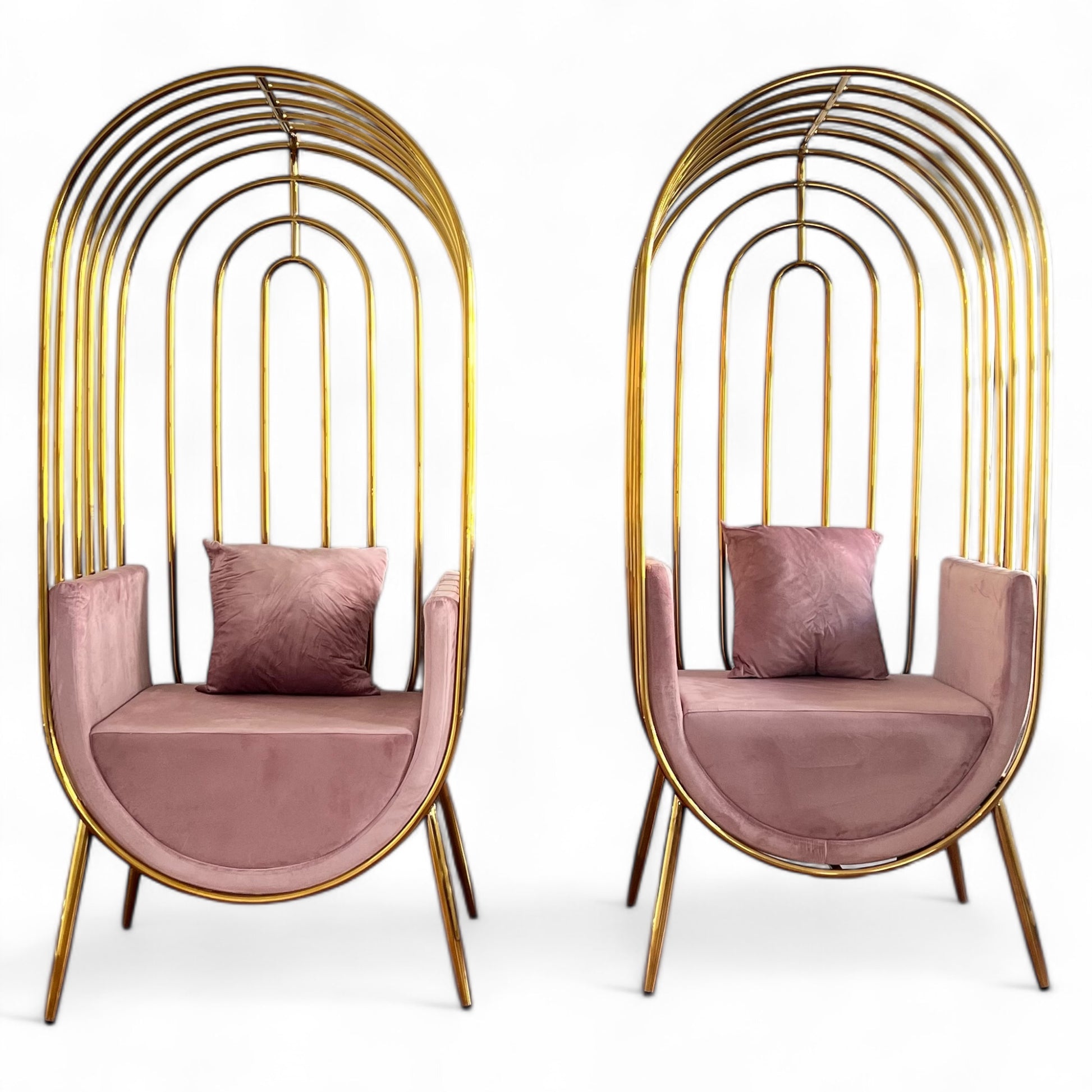 ZYRA Throne Chair Rental - Hire King & Queen Wedding Chairs