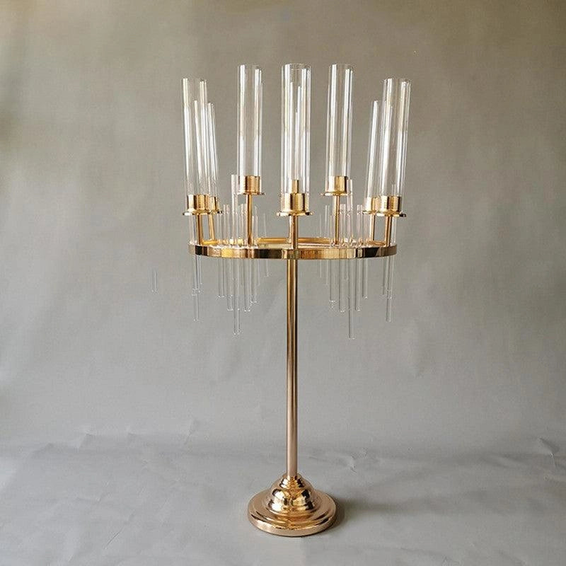 9-Arm Candle Holder Wedding Dining Table Centerpiece
