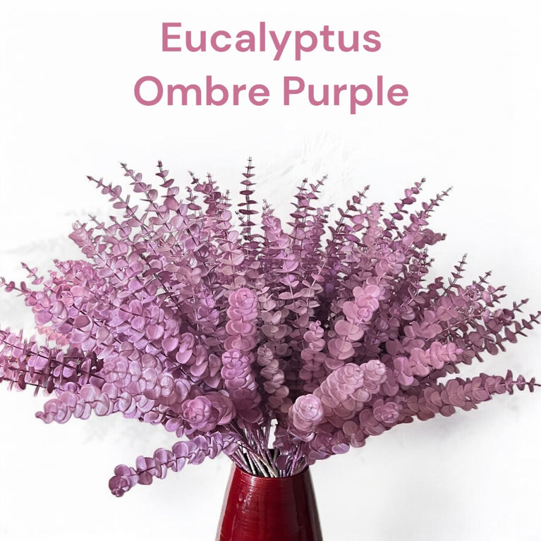 Fake Eucalyptus Stems - Artificial Greenery Leaves For Decor