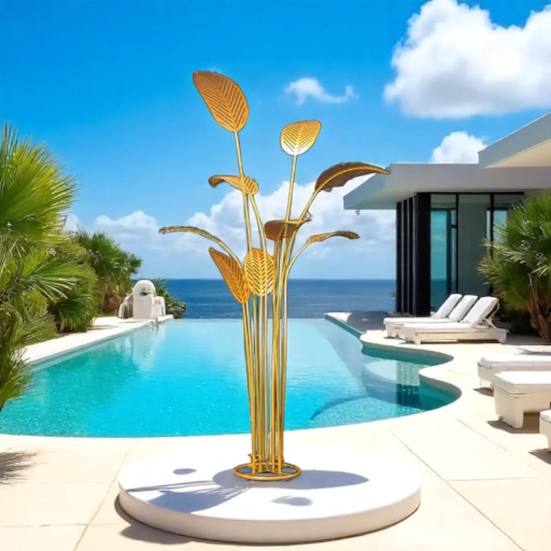 Metal Palm Tree Stand - Decorative Palmetto Backdrop Props