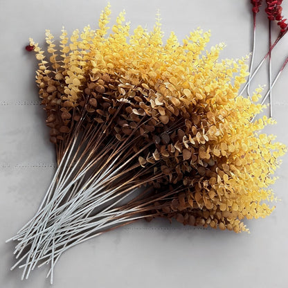 Fake Eucalyptus Stems - Artificial Greenery Leaves For Decor