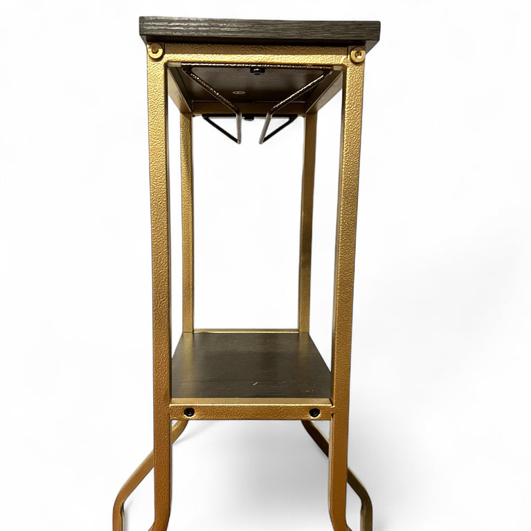 Bruk Champagne Wall Rental - Gold Bottle Sip Station Rack